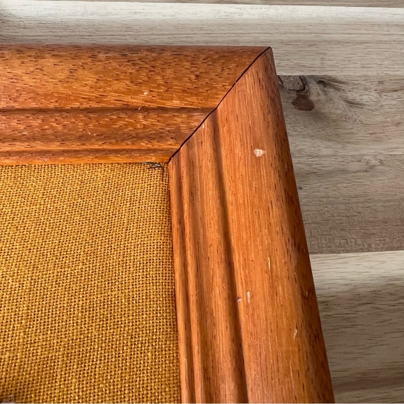 Vintage Midcentury Needlepoint Wall Art Apple Orchard, Blue Birds, Apple Basket - Picture 13 of 15